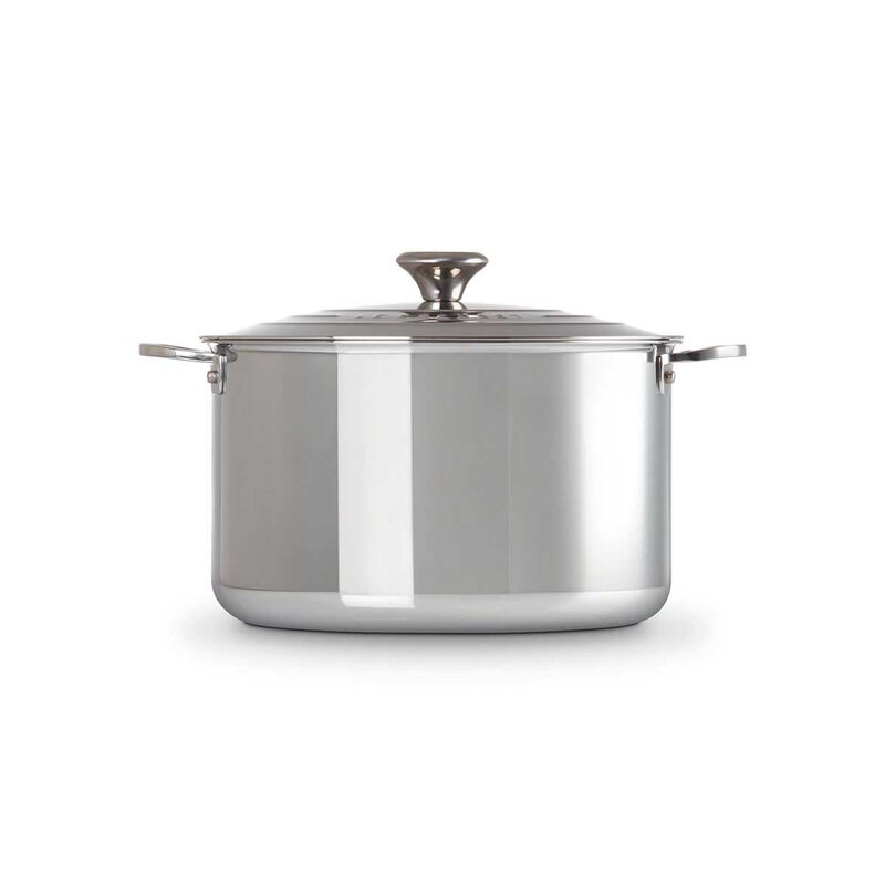 Le Creuset Signature Stainless Steel Stock Pot with Lid 24cm image number 3